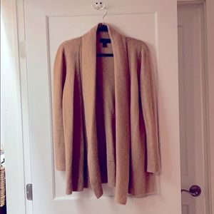Cashmere rolled edge 100% cashmere cardigan